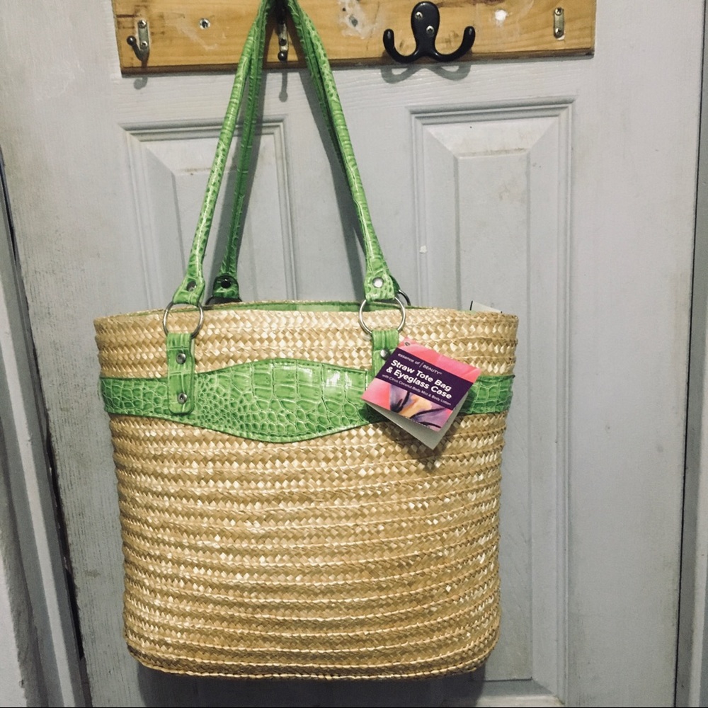 Cute new straw fashionable purse